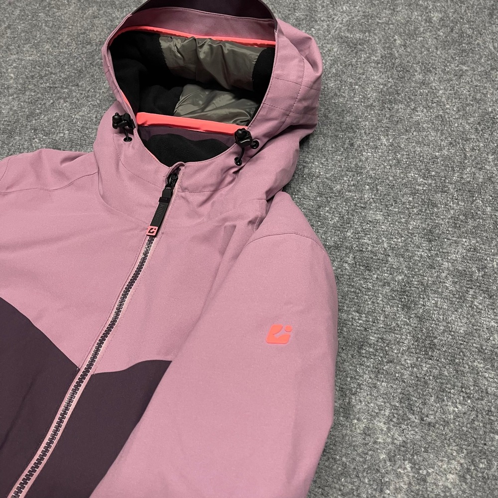 Killtec Jacket Womens Size 8 Purple Plum Functional Hooded Weatherproof Ski NEW - Picture 5 of 16